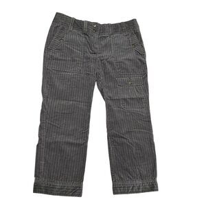 Three Dots Velvet Pull On Pants‎ Charcoal Gray Size 10 Lagenlook Casual